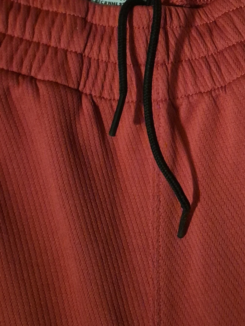 Jordan Men’s Red Athletic Basketball Shorts with White Jumpman Mens Sz XL